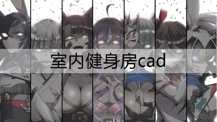 室内健身房cad