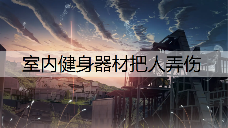 室内健身器材把人弄伤