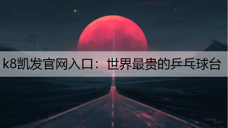 世界最贵的乒乓球台